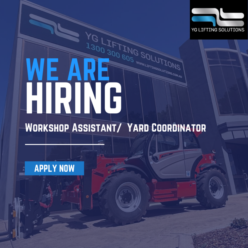 Job Vacancy YG Lifting Solution